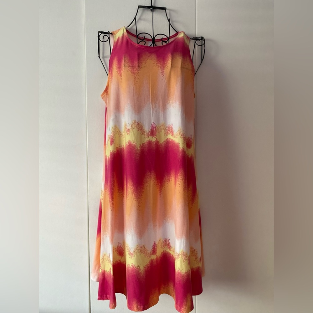 NWT Just Be Tie-dye Tank Dress Size S